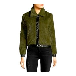 Goldie Faux Fur Bomber Jacket size M